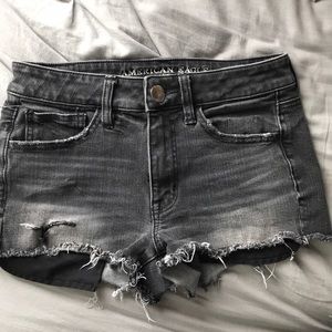 American Eagle Outfitters Black Shorts